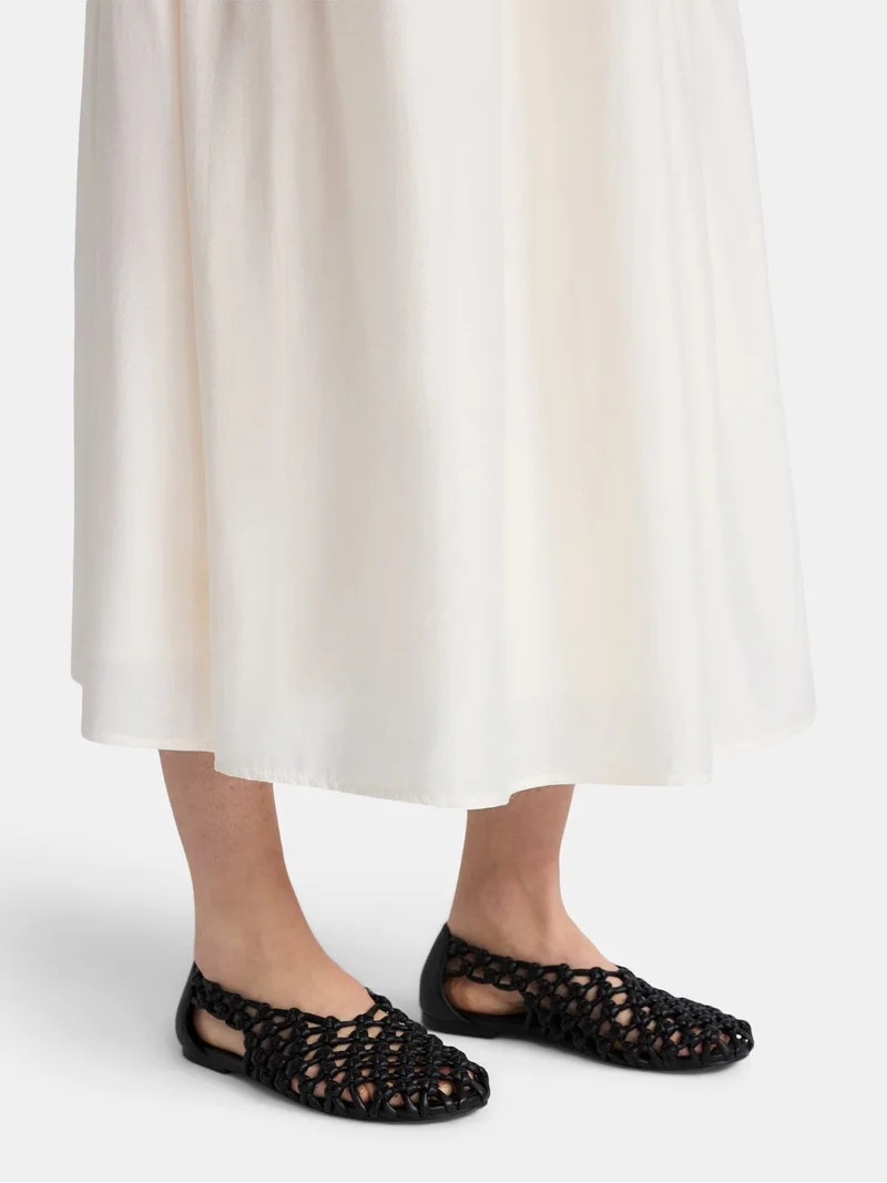 Scoop Women's Crochet Knot Ballet Flats - Walmart.com | Walmart (US)
