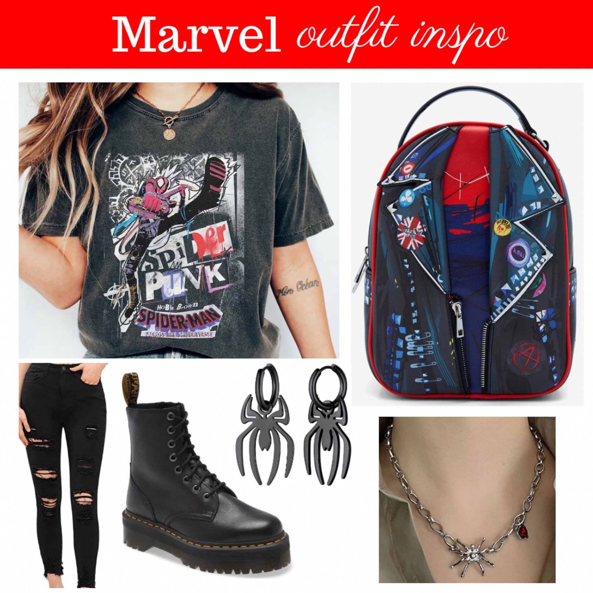 Across the Spider-Verse Spider-Punk outfit perfect for a day at the Disney Parks 

#disneyworld #disneyoutfit #disney #marvel #marveloutfit #spiderpunk #spiderman

#LTKfamily #LTKunder50 #LTKstyletip