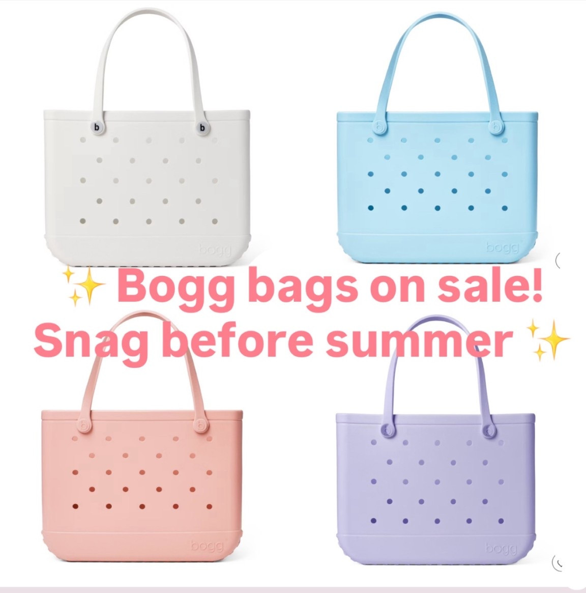 Bogg bags on sale! This rarely happens great back for summer / grab them while on sale #bags #totes 

#LTKTravel #LTKmomlife #LTKSaleAlert