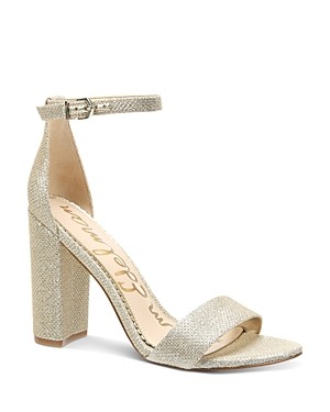 Sam Edelman Women's Yaro Glitter High Heel Sandals | Bloomingdale's (US)