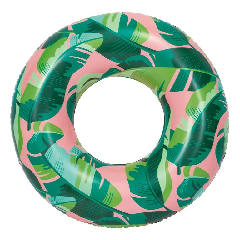 Bluescape Pink Tropical Inflatable Swim Tube Pool Float, for Kids, Age 9 & up, Unisex | Walmart (US)