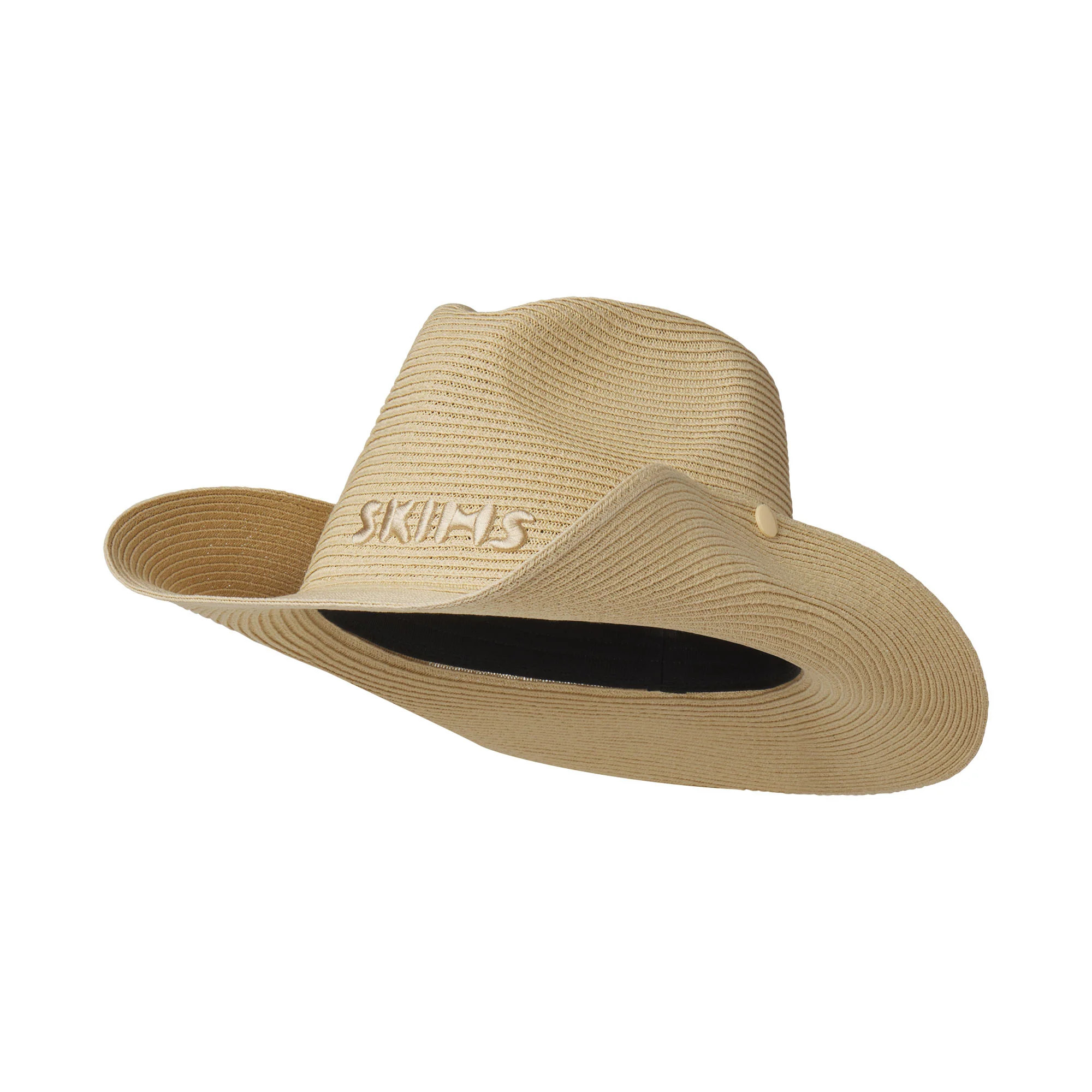 WOVEN SIDE SNAP HAT | NATURAL RAFFIA | SKIMS | SKIMS (US)