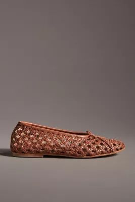 Pilcro Woven Ballet Flats | Anthropologie (US)