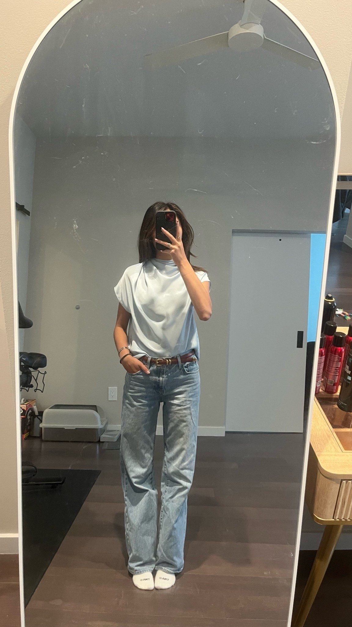 extra day in office this week office ootd @Aritzia  

#dataanalyst #dataanalytics #officeootd #officeoutfits #postgrad data analyst office outfit, what i wore to work as a data analyst, summer office outfit, business casual, nominee blouse, low rise farrah

#LTKootd #LTKWorkwear #LTKgrwm