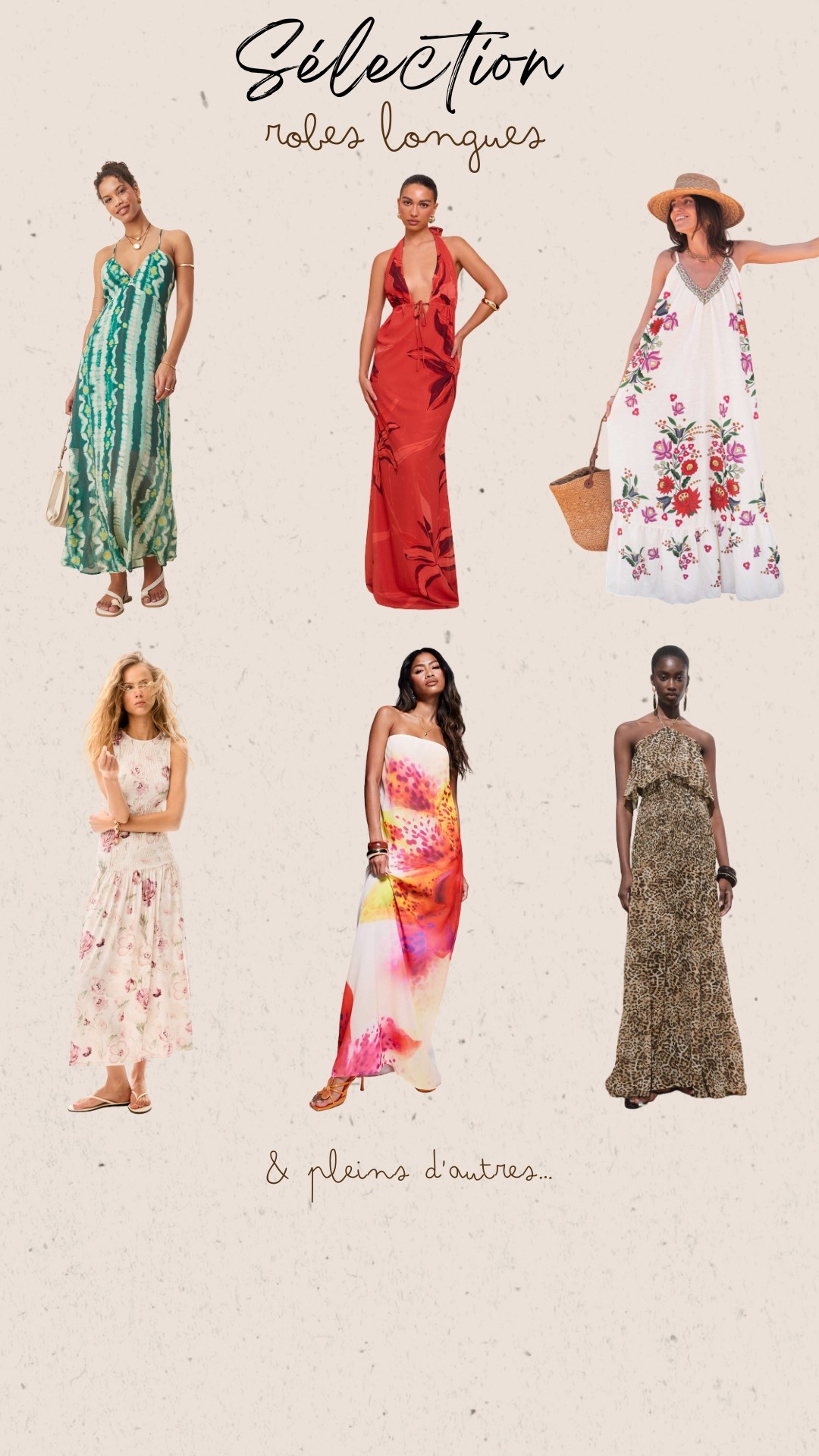 Sélection robes longues imprimées colorées 

#LTKsummer #LTKdresses