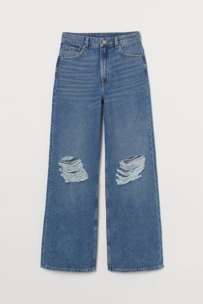 Wide High Jeans | H&M (UK, MY, IN, SG, PH, TW, HK)