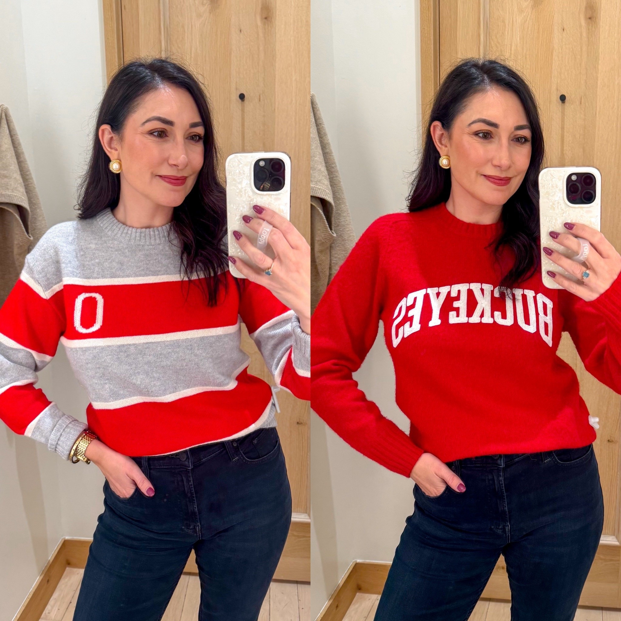 J.Crew just launched their college football lines for the season! I love the preppy, classic feel of both of these sweaters. Which do you like better?

Wearing xs in both 

Game day outfit, OSU football

#LTKSeasonal