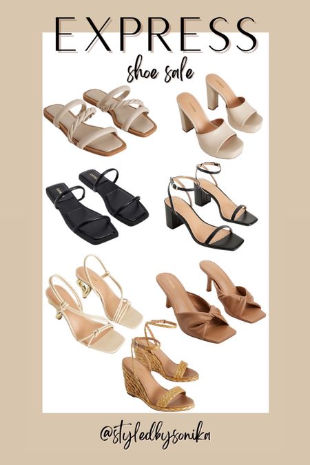 Express shoes
Summer sandals 

#LTKunder50 #LTKshoecrush #LTKsalealert