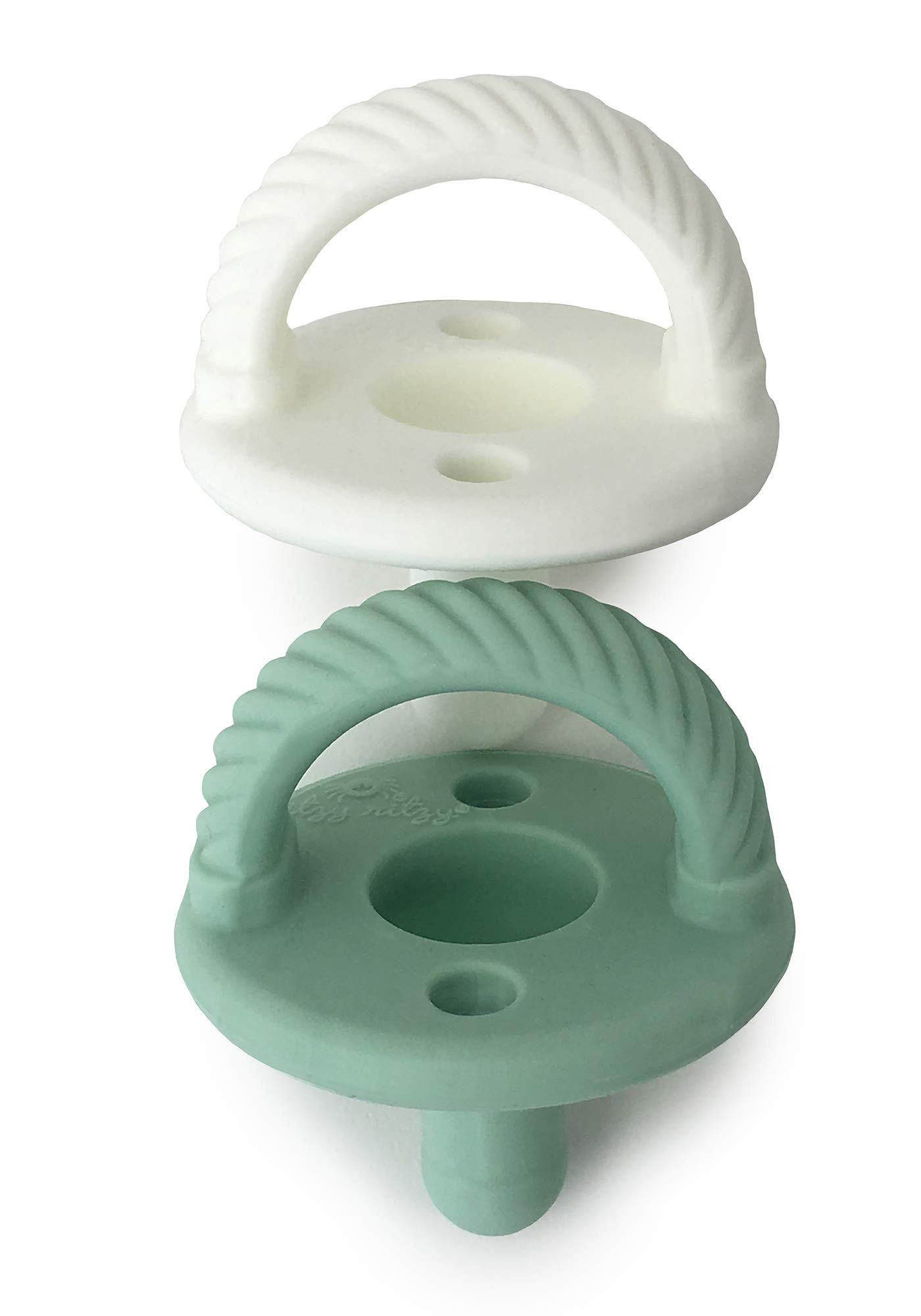 Itzy Ritzy Silicone Pacifiers for Newborn - Sweetie Soother Pacifiers Feature Collapsible Handle ... | Amazon (US)