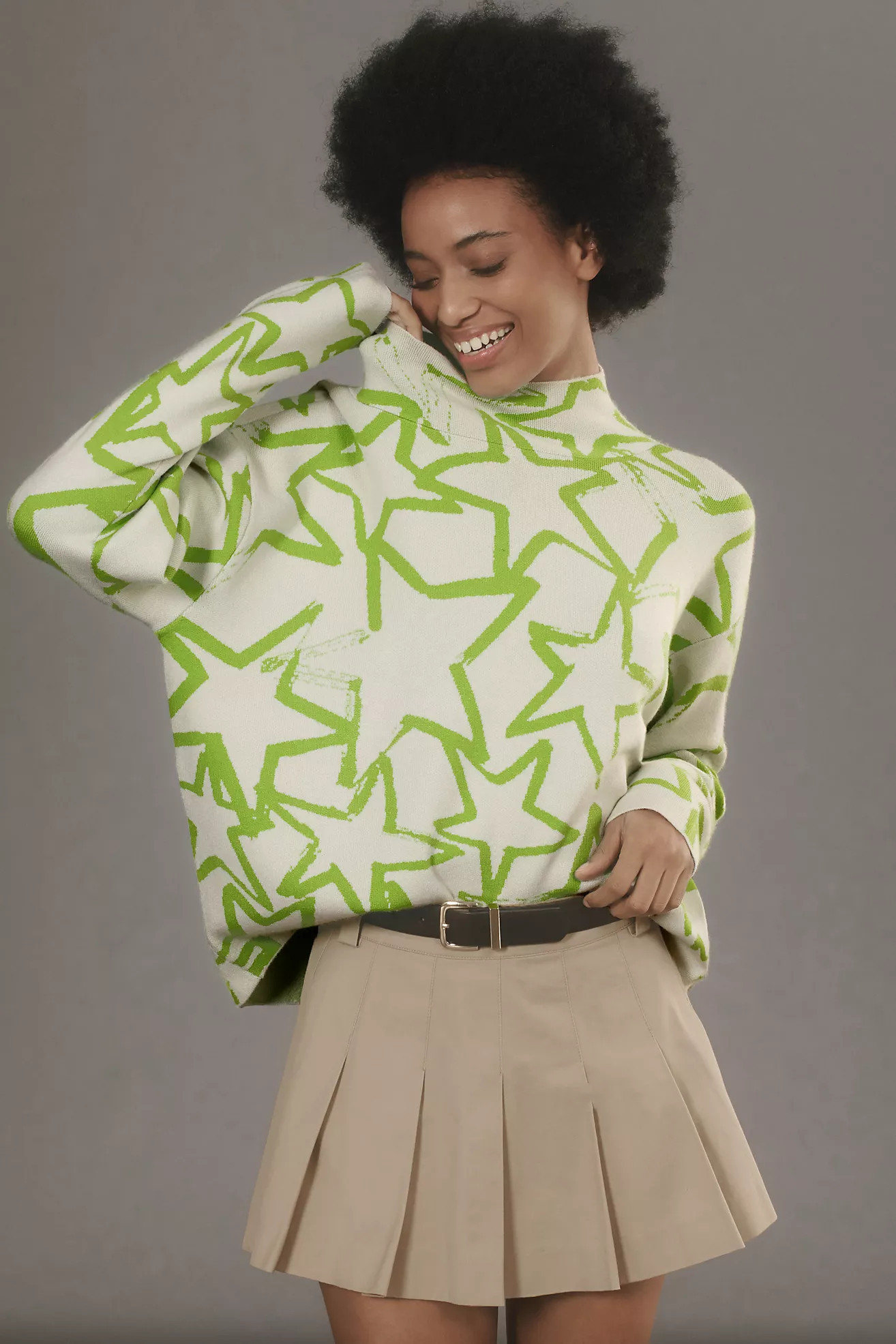 The Carys Mock-Neck Sweater by Maeve | Anthropologie (US)