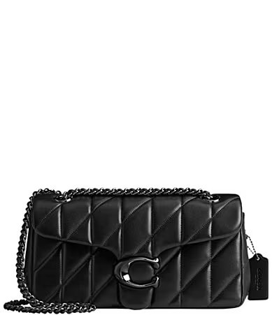 COACH Tabby Puffy Quilted Chain Shoulder Bag 26 - Black | Dillard's