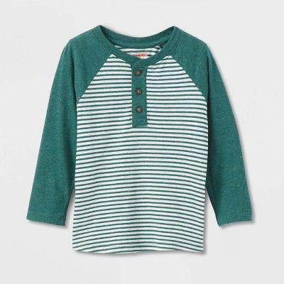 Toddler Boys' Long Sleeve Striped T-Shirt - Cat & Jack™ | Target