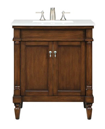 Brantley 30'' Single Bathroom Vanity with Top | Wayfair North America