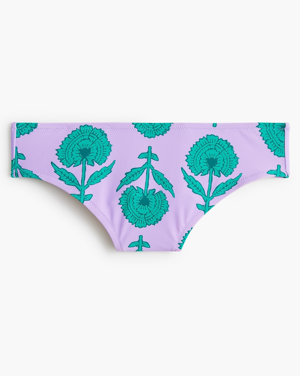 Printed mid-rise bikini bottom | J.Crew Factory