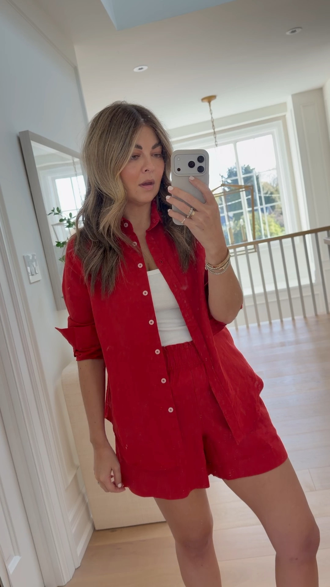 Love this matching set in a pop of red from @Quince #quincepartner

#LTKcanada #LTKtravel #LTKsummer