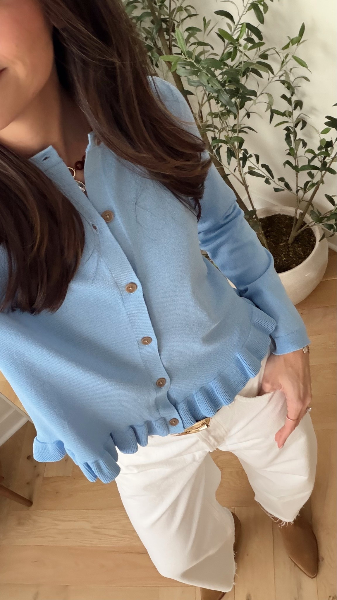 Target ruffle cardigan 😍 sized up to a M
Jeans are tts (27) 
Boots: tts 

#LTKootd #LTKSaleAlert #LTKSeasonal