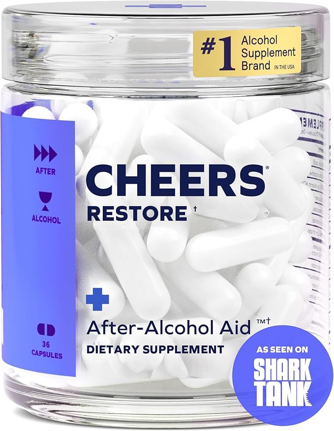 Cheers Restore | Supplement with DHM + L-Cysteine | Feel Better After Drinking & Support Your Liv... | Amazon (US)