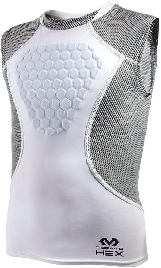 McDavid HEX Chest Protector, Heart Guard Sternum Protection Padded Shirt for Baseball, Football -... | Amazon (US)