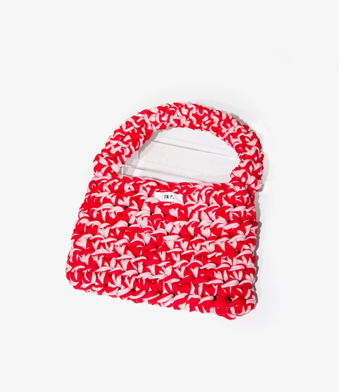 Red and Pink Crochet Bag Handmade Gift for Her - Etsy | Etsy (US)