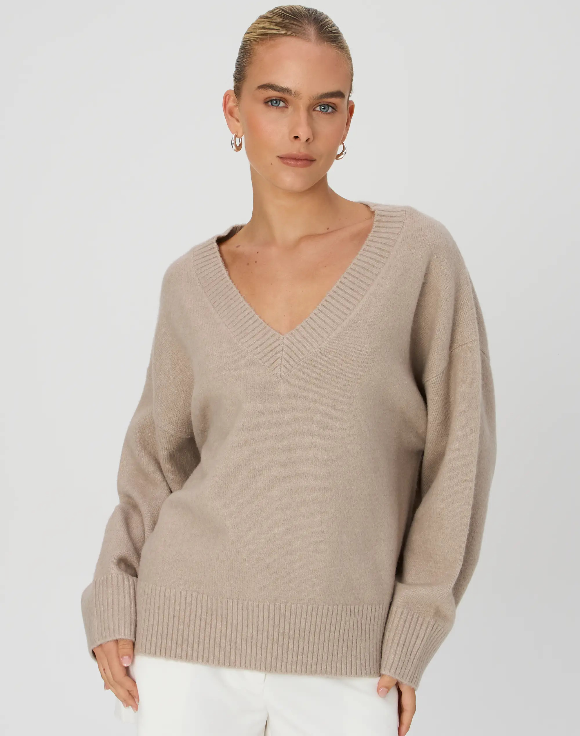 Cosy V Neck Knit Jumper | Glassons (Australia)