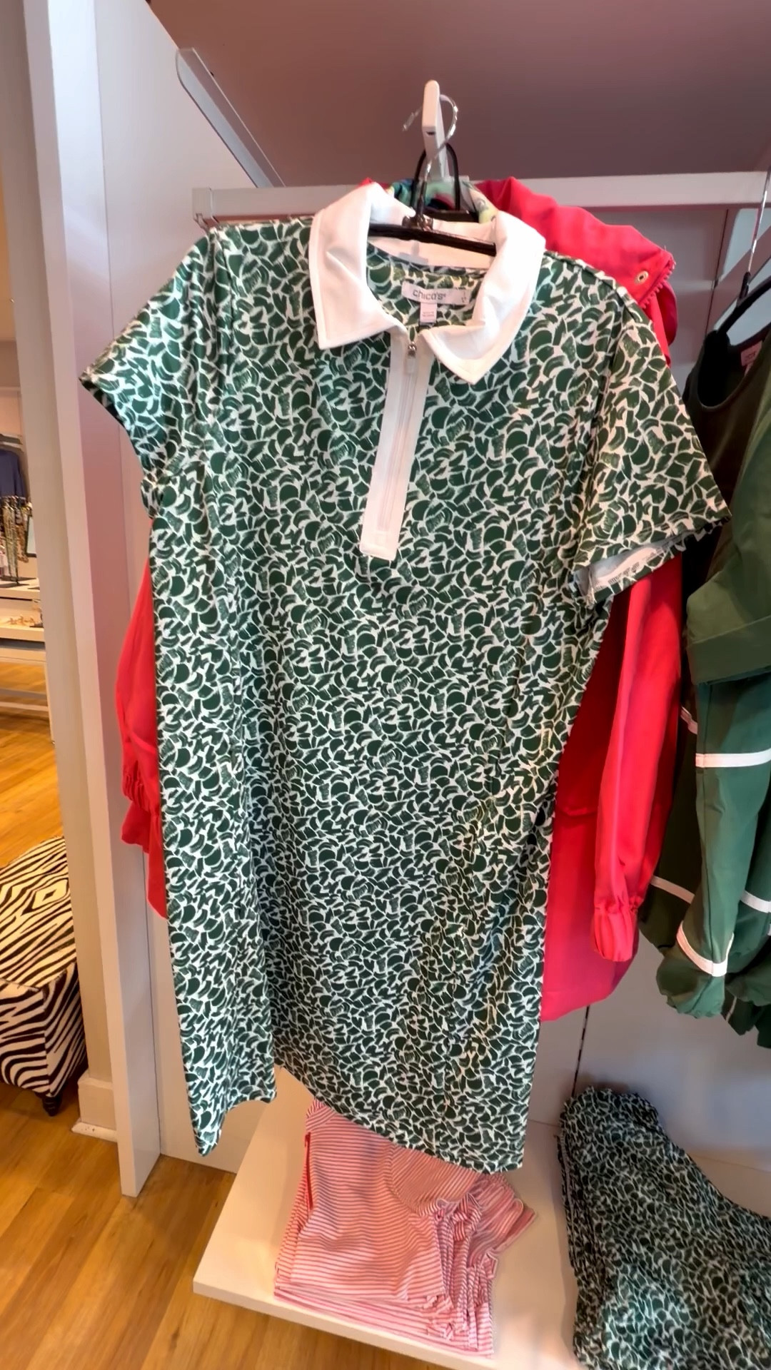  Zenergy® UPF Paint Contrast Dress. Sporty meets inspirational, featuring cozy pockets and thoughtful finishing touches that perfect this zip front dress with a contrast placket, princess seams, pockets, and collar.
Soft-stretch, wrinkle-resistant, fast-drying UPF 50+ knit.
I wear size 0 in Chico’s unique sizing

#LTKOver40 #LTKActive #LTKSaleAlert