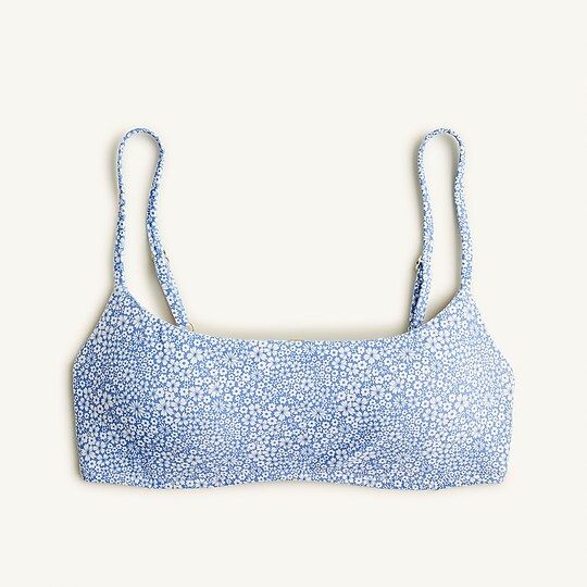 Scoopneck bikini top in Liberty® Jacqueline's Blossom fabric | J.Crew US