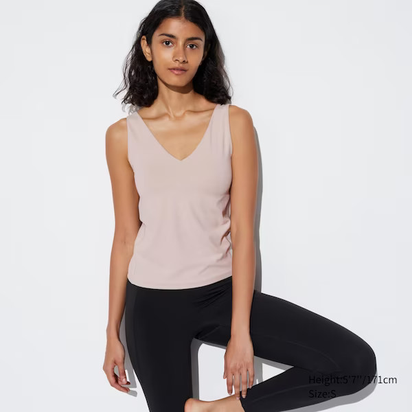 AIRism Active Sleeveless Bra Top | UNIQLO US | UNIQLO (US)
