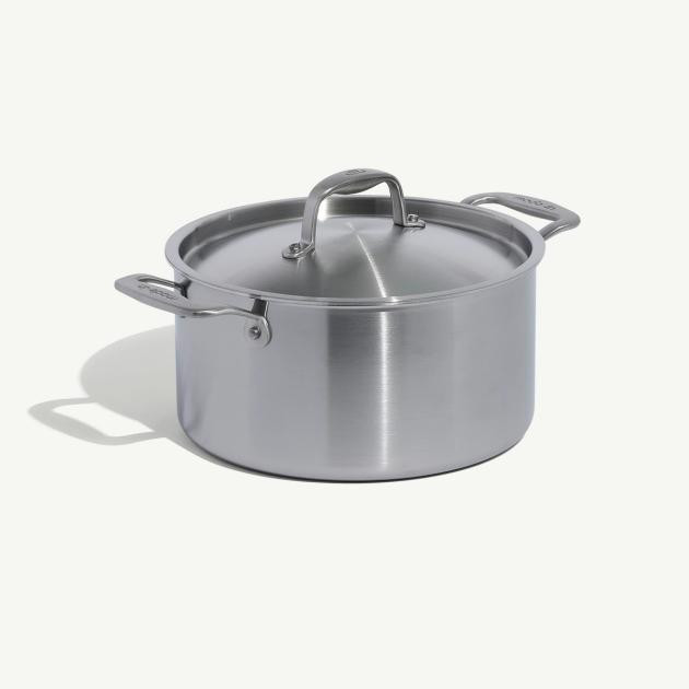 Stainless Steel Stock Pot | 6 QT | Made In Cookware
