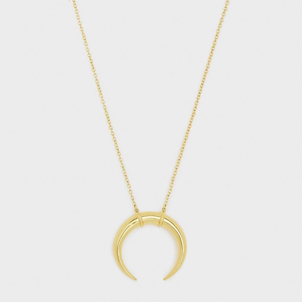 Cayne Crescent Pendant Necklace | Gorjana