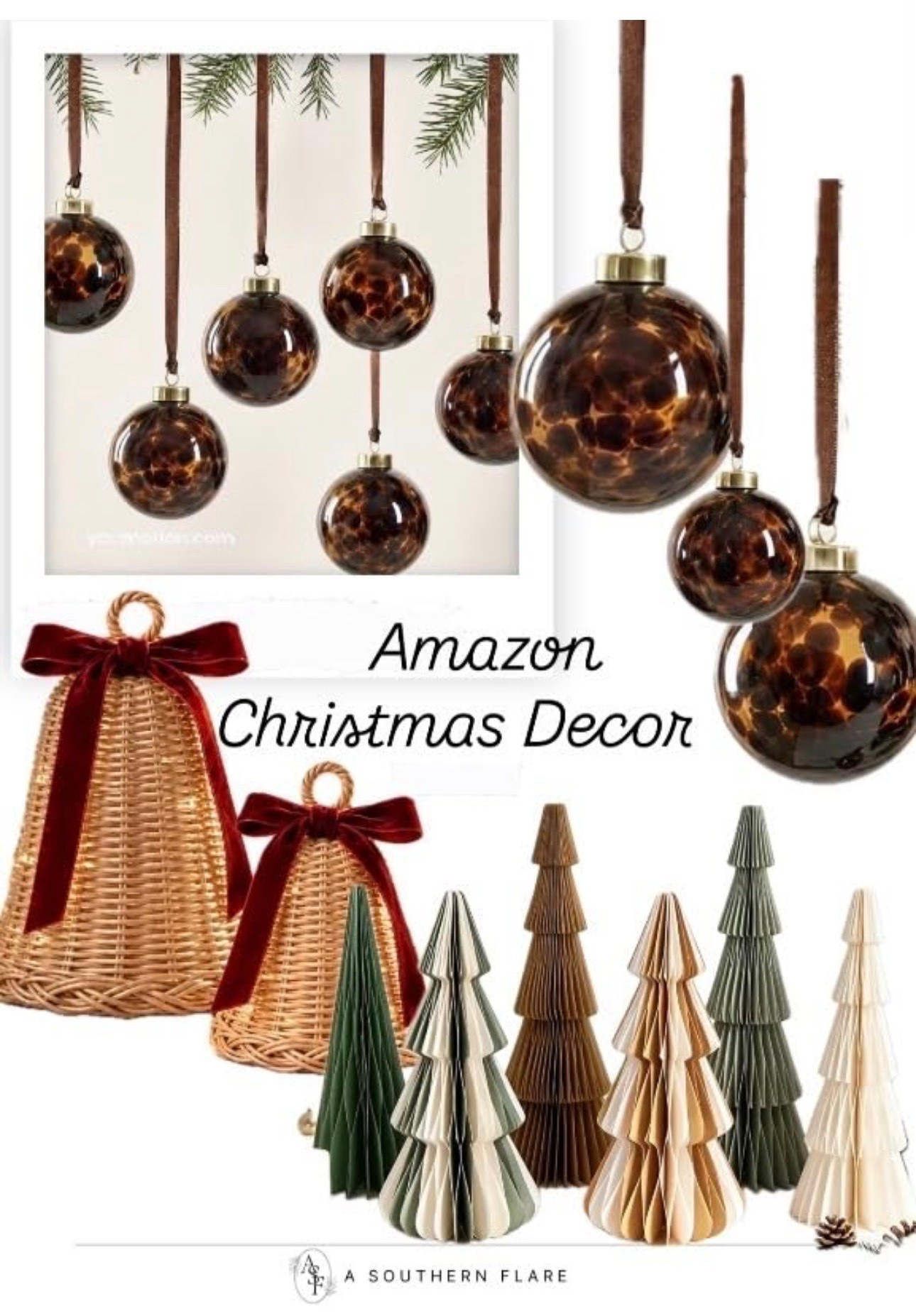 Spruce up your holiday decor with these chic and festive finds! #FestiveDecor #HolidayStyle