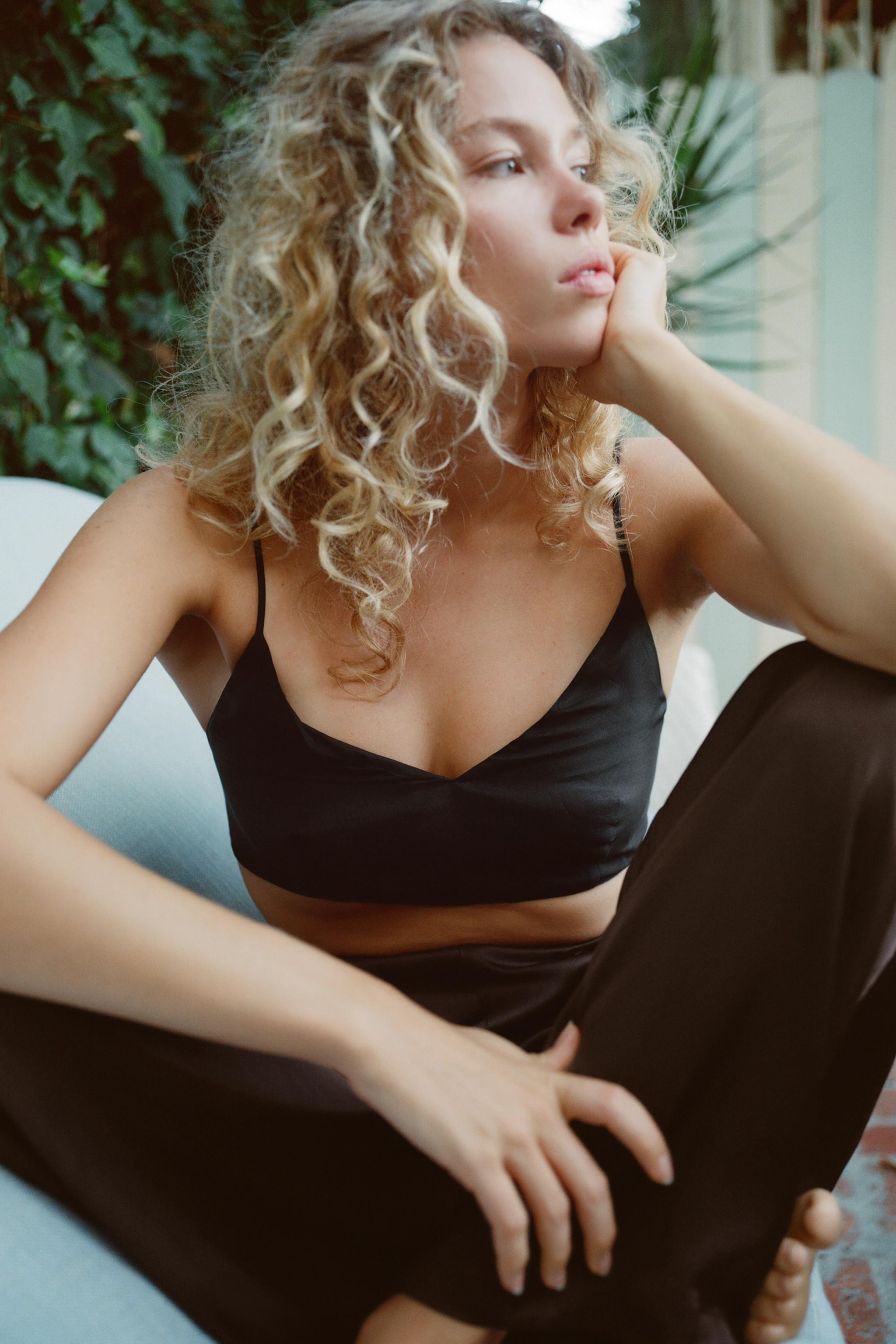 SATIN FLOWY PANTS | Zara US