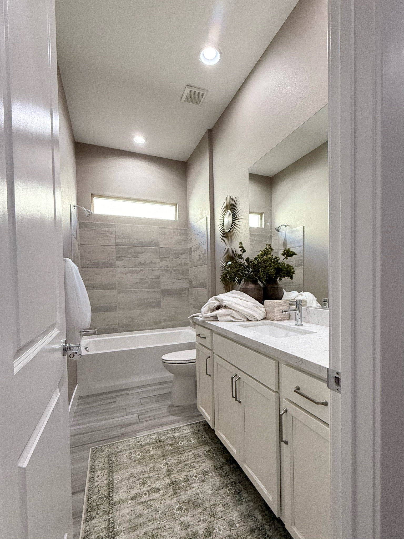 Client update 

Guest bathroom rug arrived 

Old shower rod has been removed. 

Shower curtain to be installed soon 

#LTKHome #LTKFindsUnder100 #LTKFindsUnder50