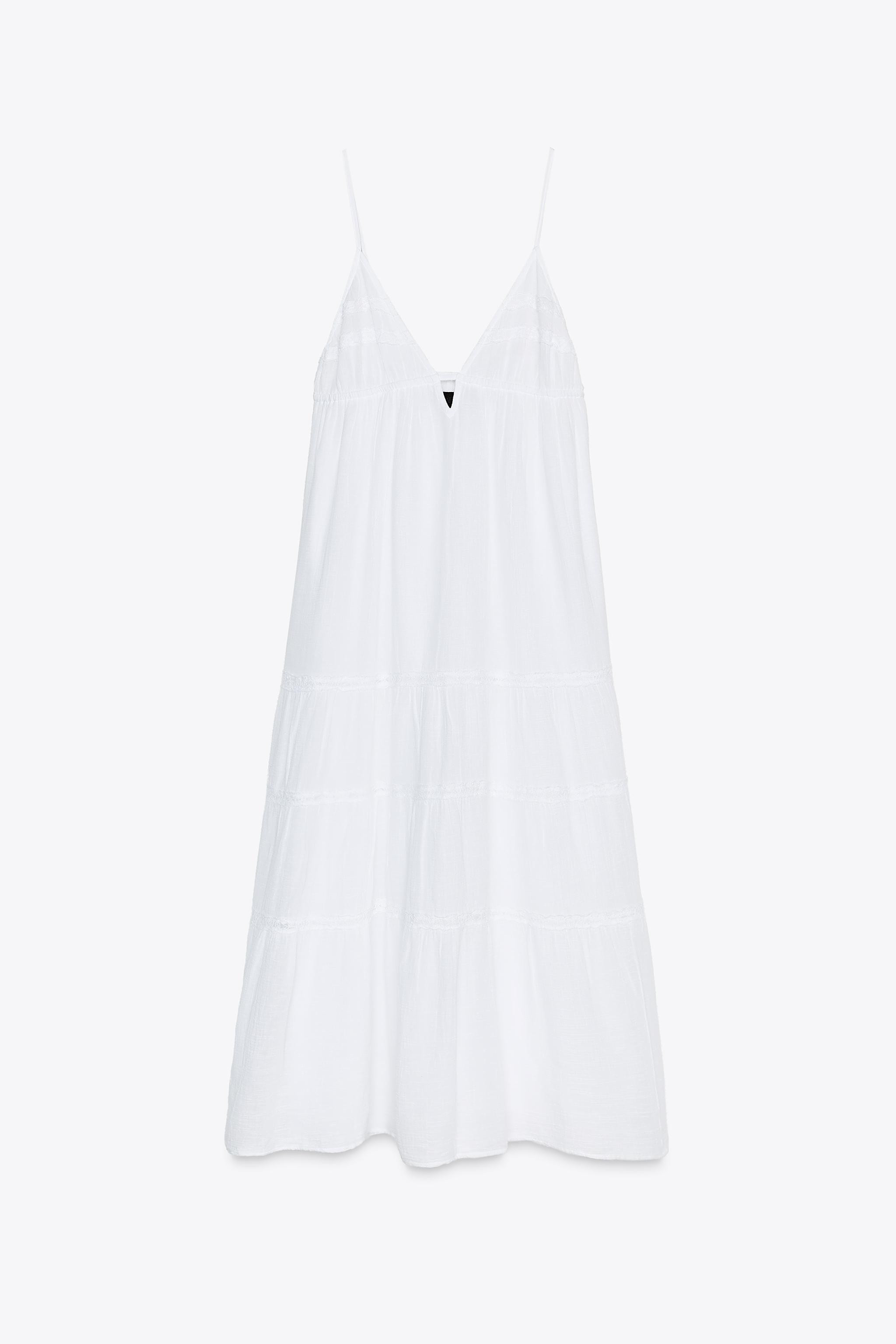 EMBROIDERED MIDI DRESS | Zara US