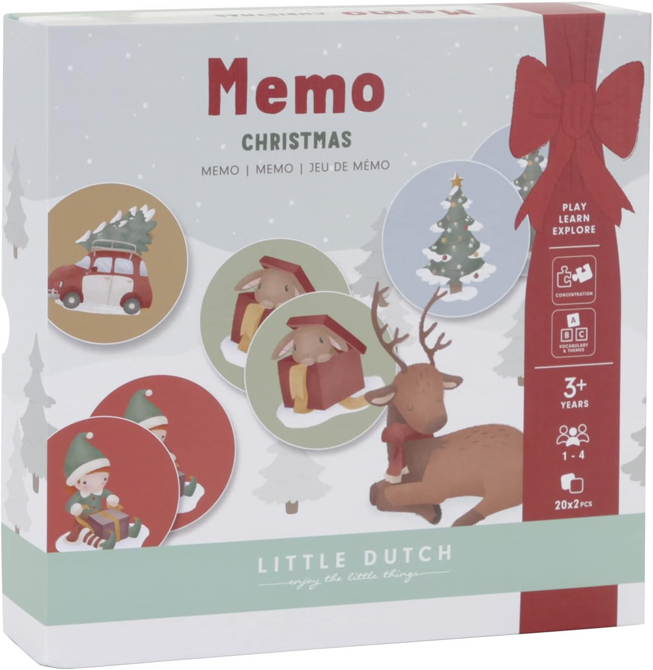 Little Dutch 4864 Memory Game Christmas 40 Pieces | Amazon (UK)