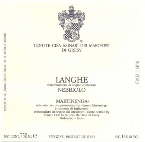 Marchesi di Gresy Nebbiolo Martinenga 2020 | Wine.com | Wine.com