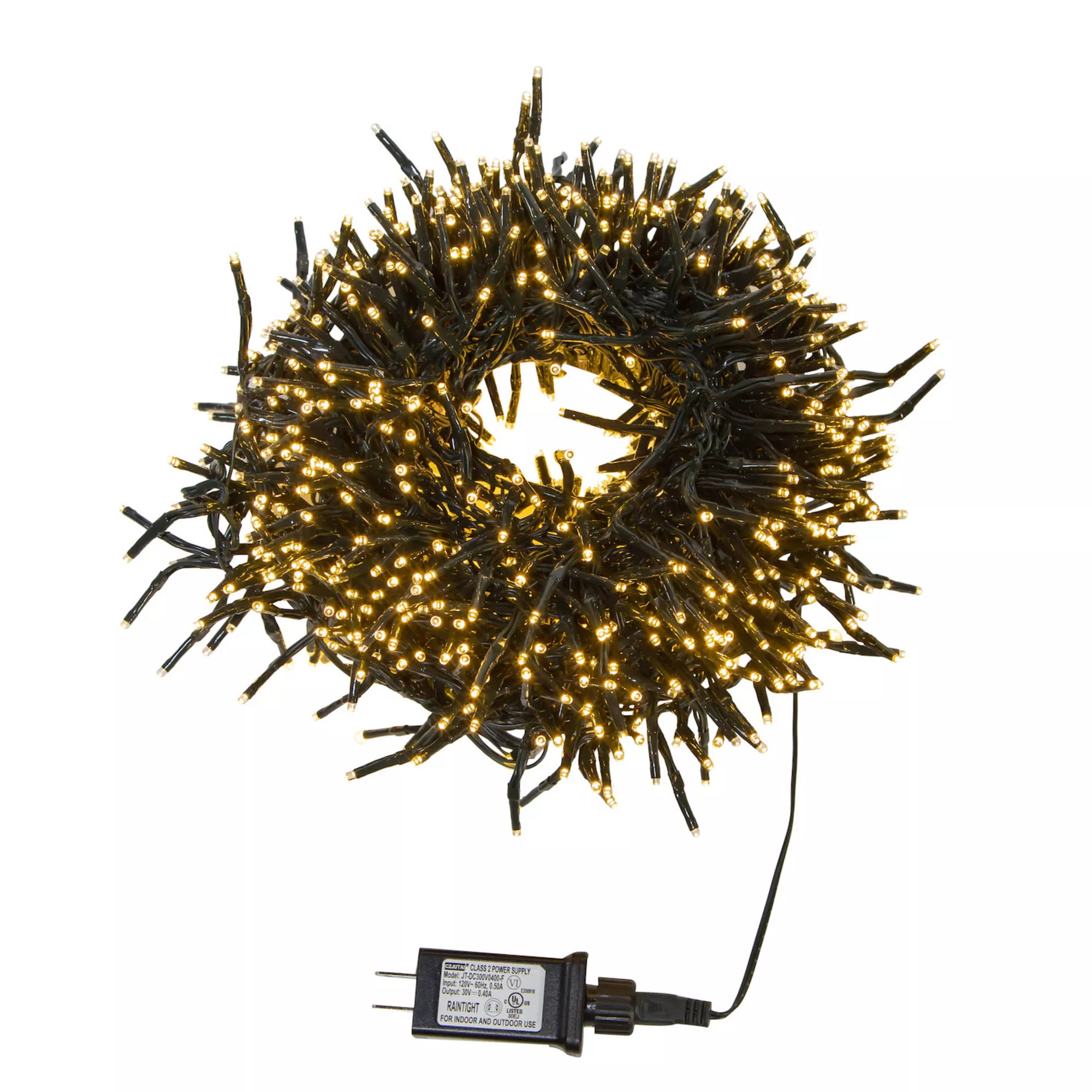 Kurt Adler 480-Light Connectable LED Cluster String Light Garland | Kohl's