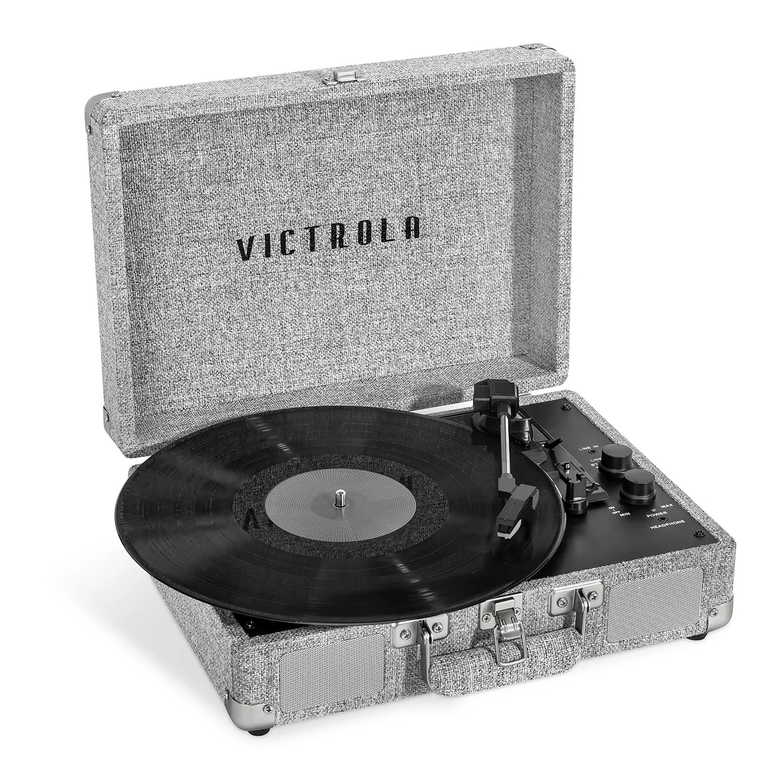 Victrola Journey & Signature Bluetooth Suitcase Record Player, Grey | Kohl's