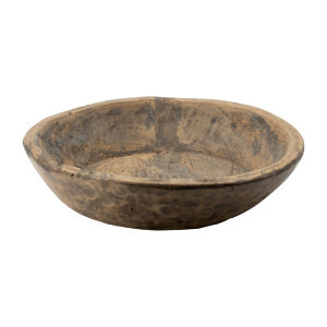 Large Carved Wooden Bowl - 21.25 | Christmas Central