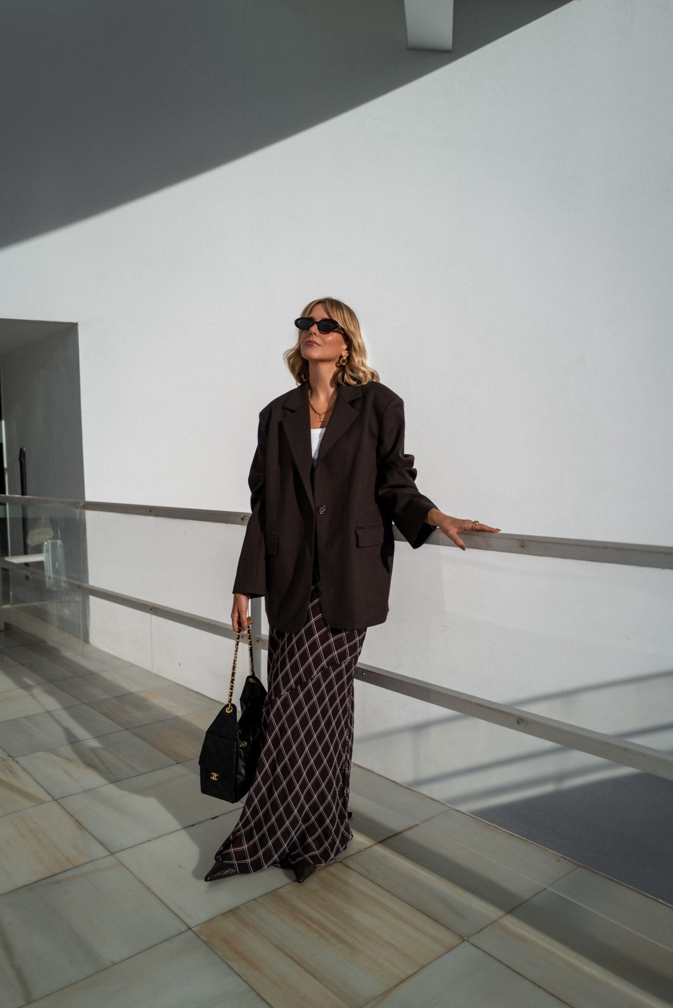 Brown blazer, brown maxi skirt, autumn outfits 

#LTKuk #LTKautumn #LTKwinter