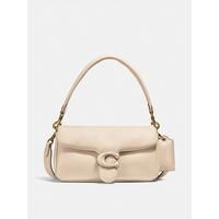COACH Pillow Tabby Large Leather Shoulder Bag - Ivory | Very (UK)