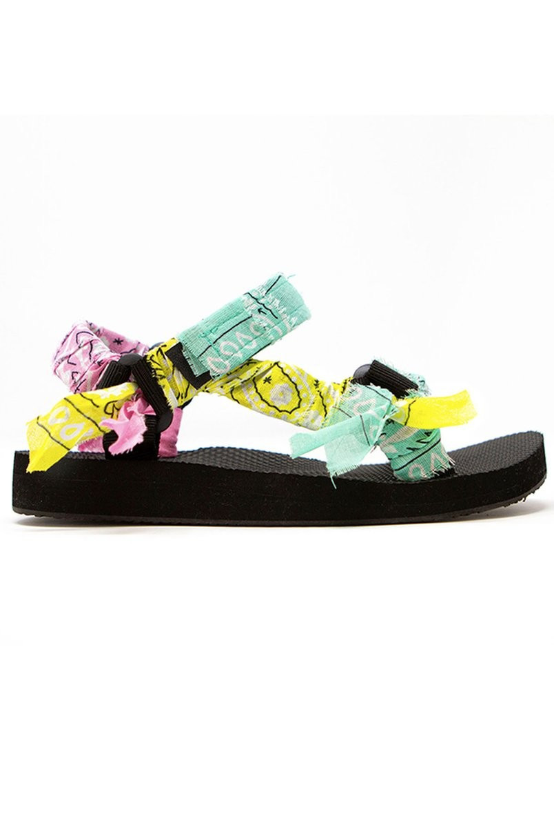 Trekky Mix Aqua Bandana | Oxygen Boutique