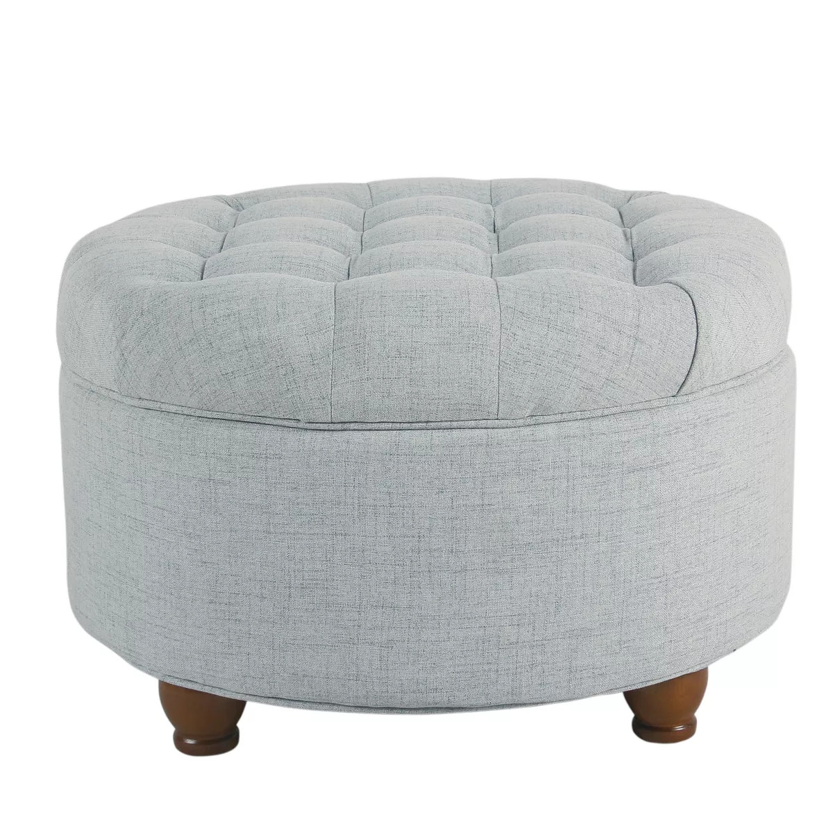 Large Tufted Round Storage Ottoman - HomePop | Target
