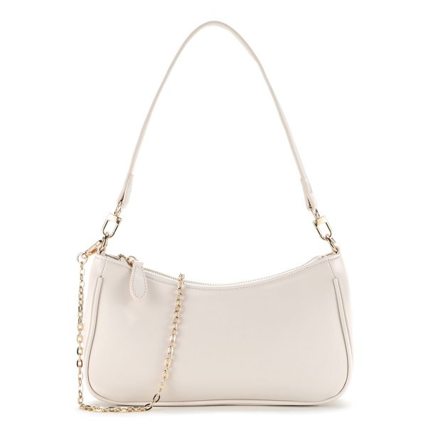 BeCool Women's Shoulder Bag with Chain Cream - Walmart.com | Walmart (US)