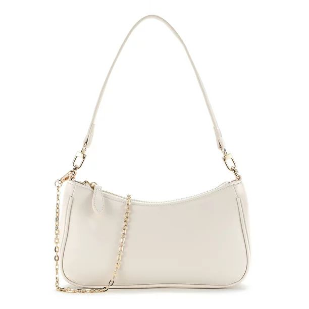 BeCool Women's Shoulder Bag with Chain Cream | Walmart (US)