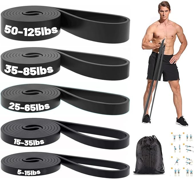 Resistance Bands, Pull Up Bands, Exercise Workout Bands for Working Out, Pull Up Assistance Bands... | Amazon (US)