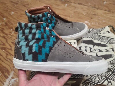 VANS X Pendleton Light Blue Sk-8 Hi Size 9 supreme wtaps hosoi syndicate | eBay US