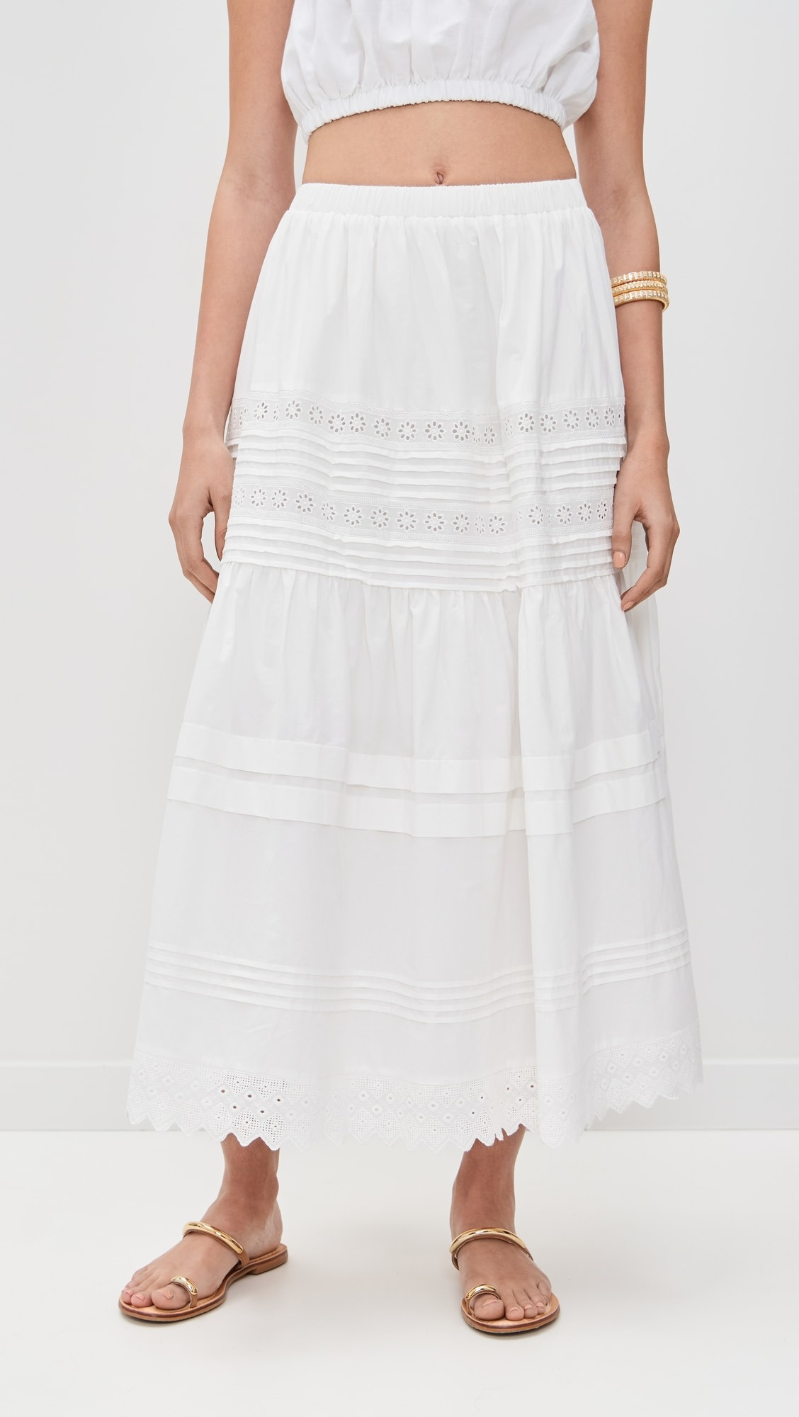 Pixie Market Cotton Eyelet Skirt | Shopbop | Shopbop