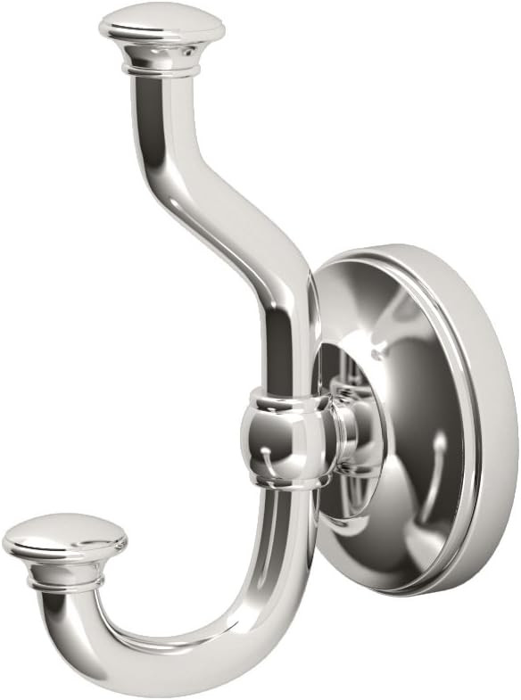 Gatco 4125 Tavern Twin Robe Hook, Polished Nickel | Amazon (US)