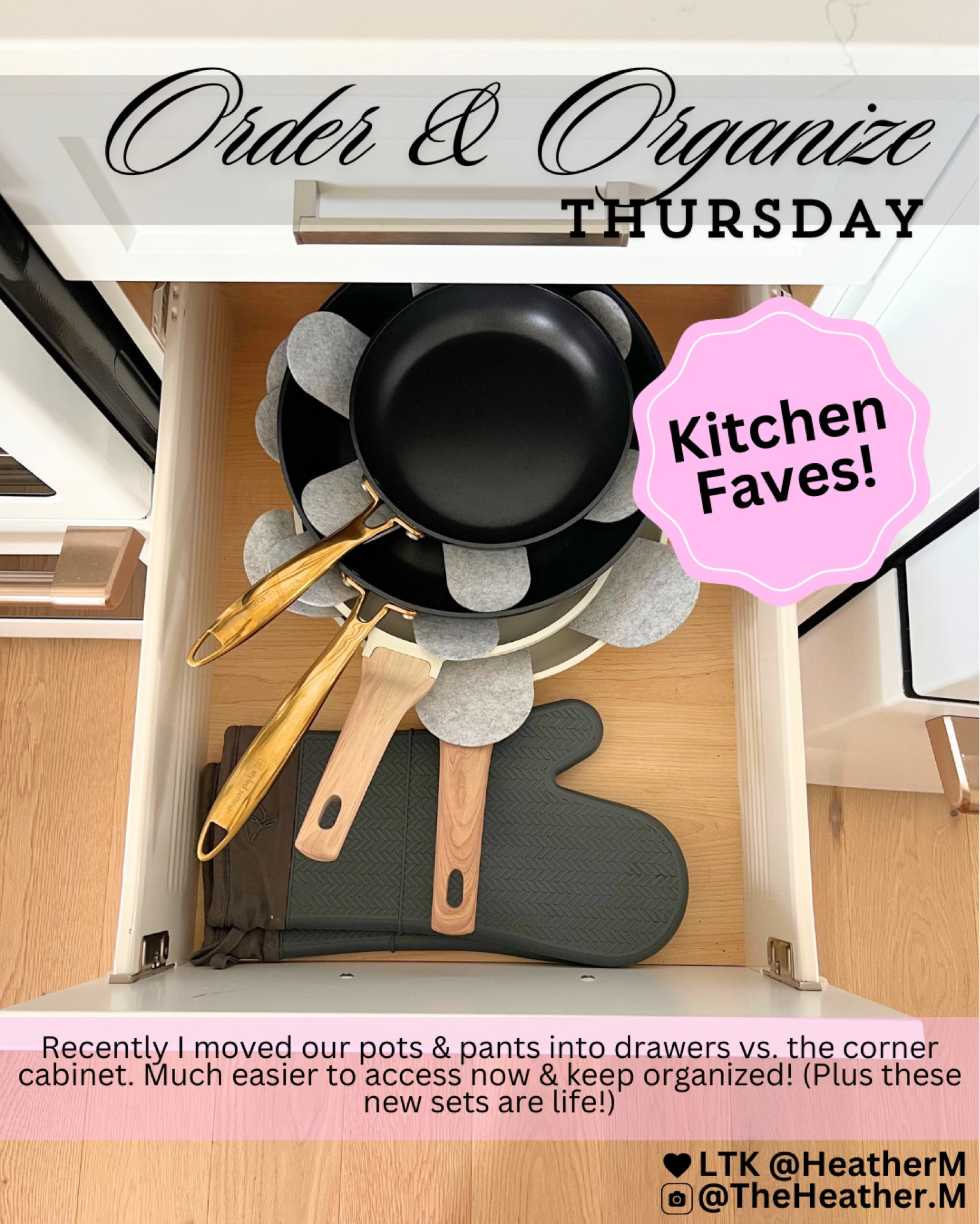 🧑🏼‍🍳🖤🤍✨ Induction friendly & safe/chemical free! Plus they’re pretty 🥰

#LTKSeasonal #LTKHome #LTKStyleTip