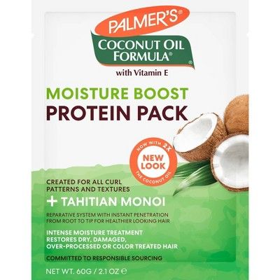 Palmer's Coconut Oil Formula Moisture Boost Protein Pack - 2.1 oz | Target